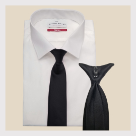 Clip Krawatte BUSINESS Plus schwarz