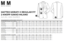Matteo Morati® Regular2 GanzJahr-Stretch-3er Set MILANO3